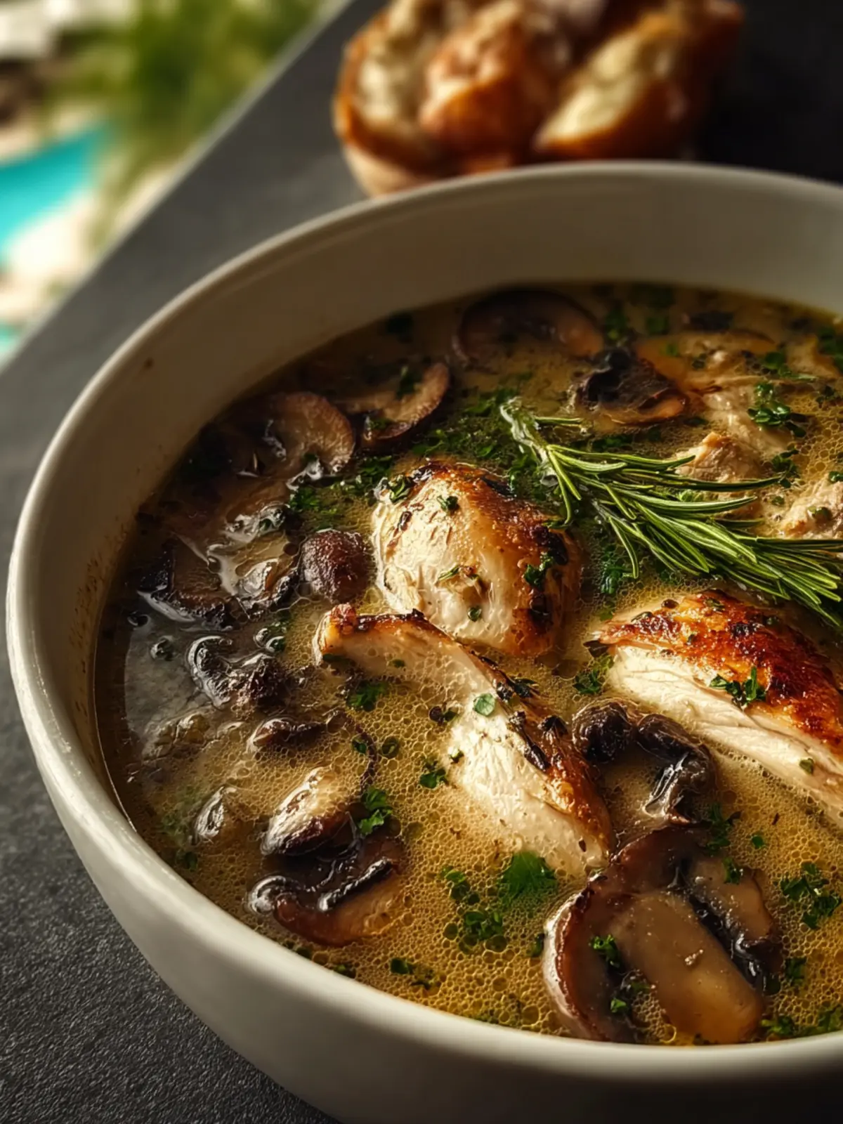Rotisserie Chicken Mushroom Soup First Image