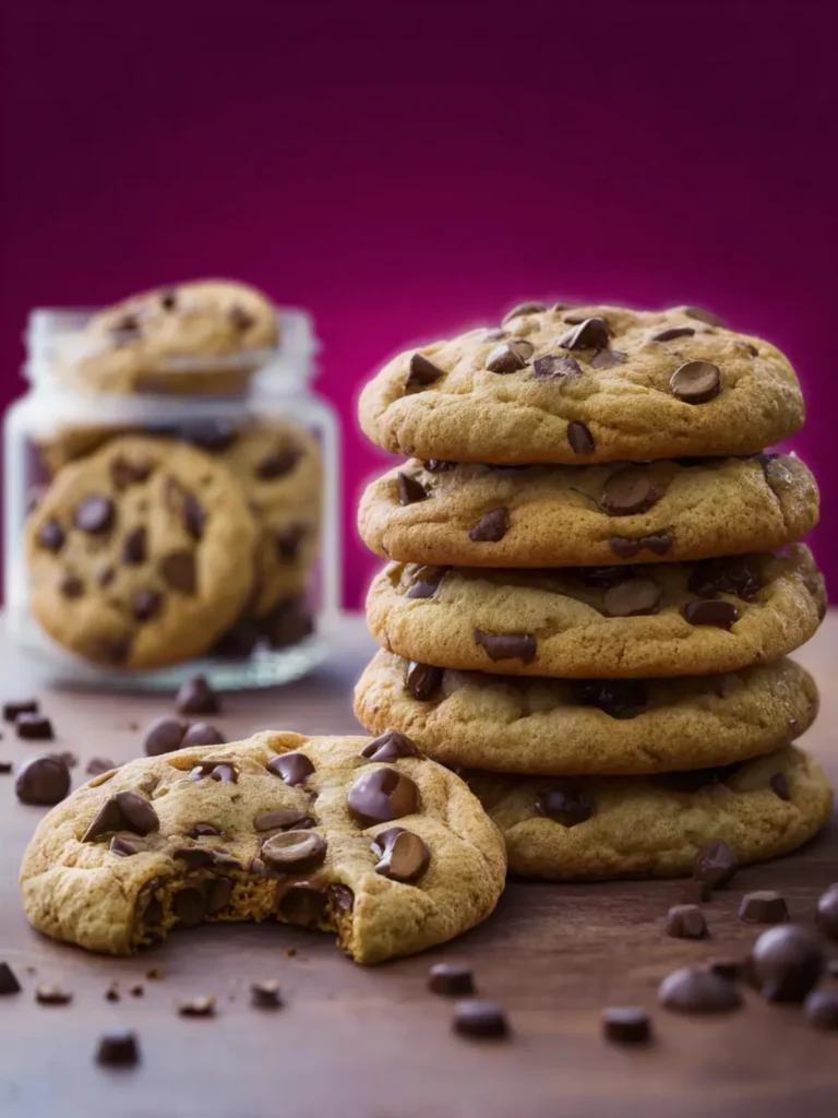 Soft Chocolate Chip Cookies First Image