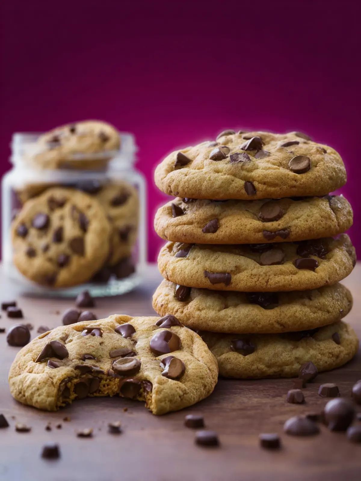 Soft Chocolate Chip Cookies First Image