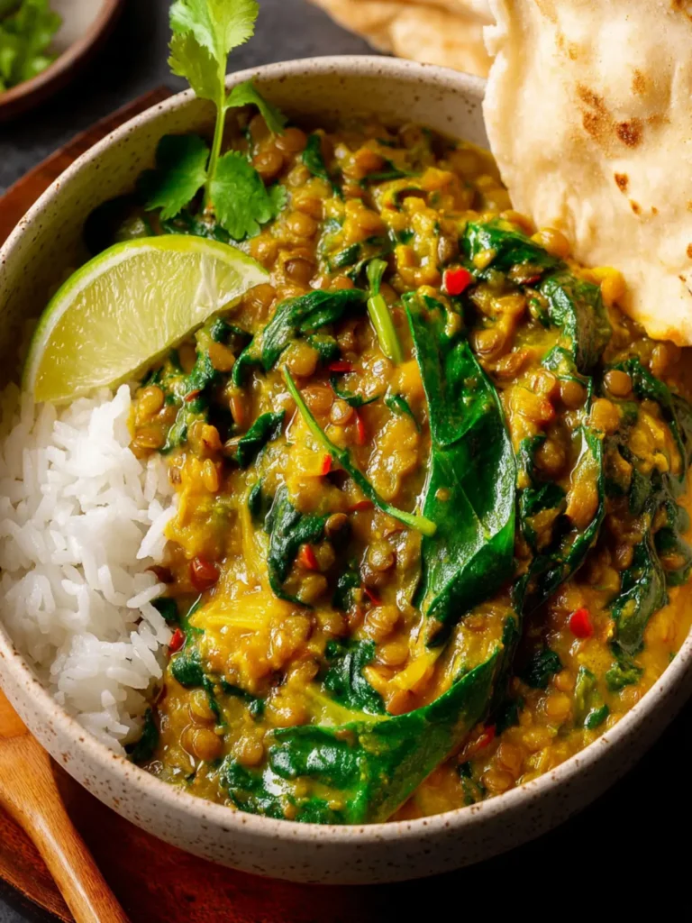 Spinach Lentil Curry First Image