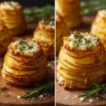 Crispy Cheesy Potato Stacks Easy Recipes First Image