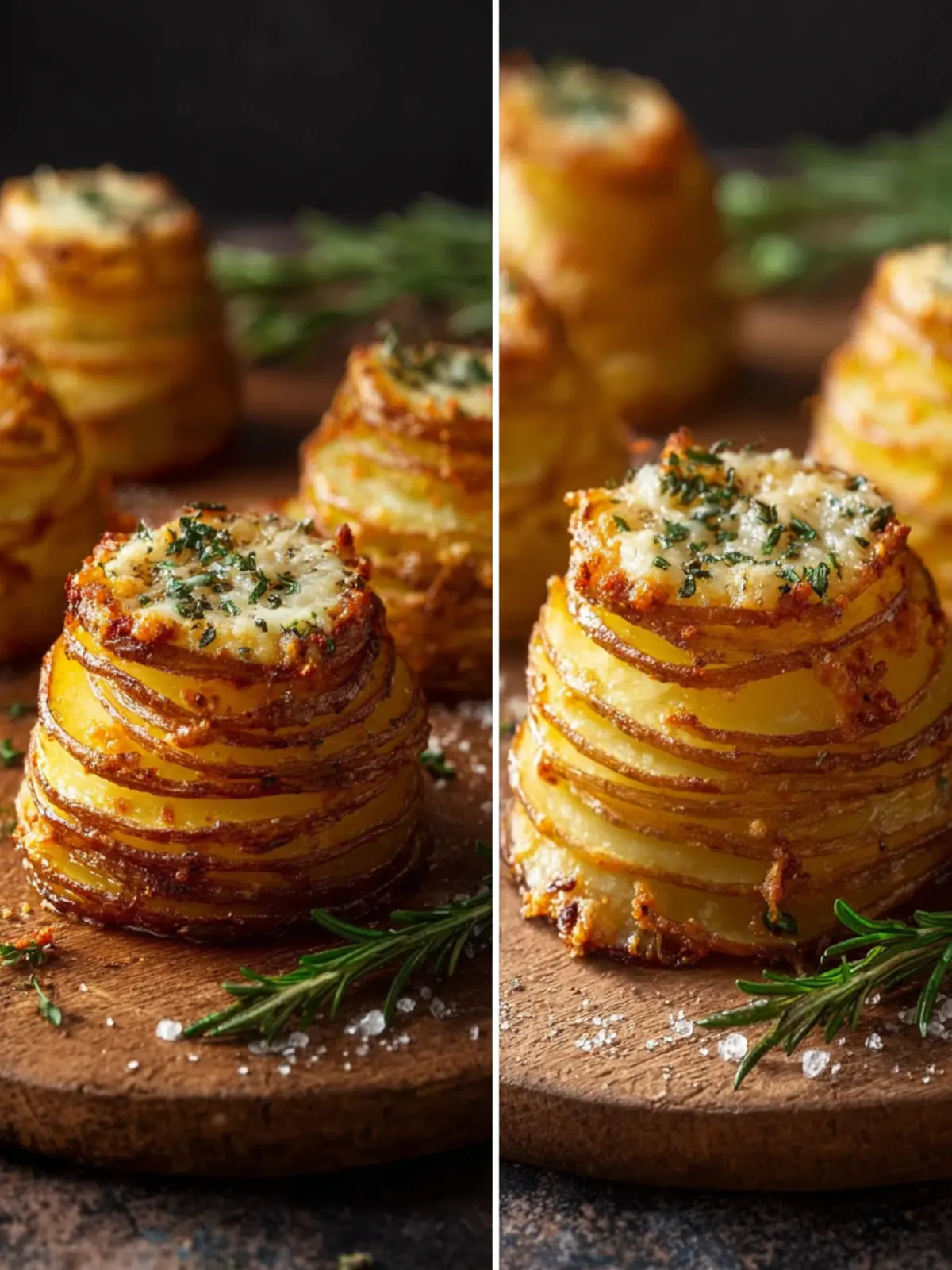 Crispy Cheesy Potato Stacks Easy Recipes First Image