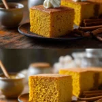 Easy Pumpkin Cornbread with Honey Cinnamon Butter Recipe First Image