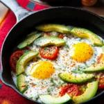 Egg Skillet with Avocado and Tomatoes First Image