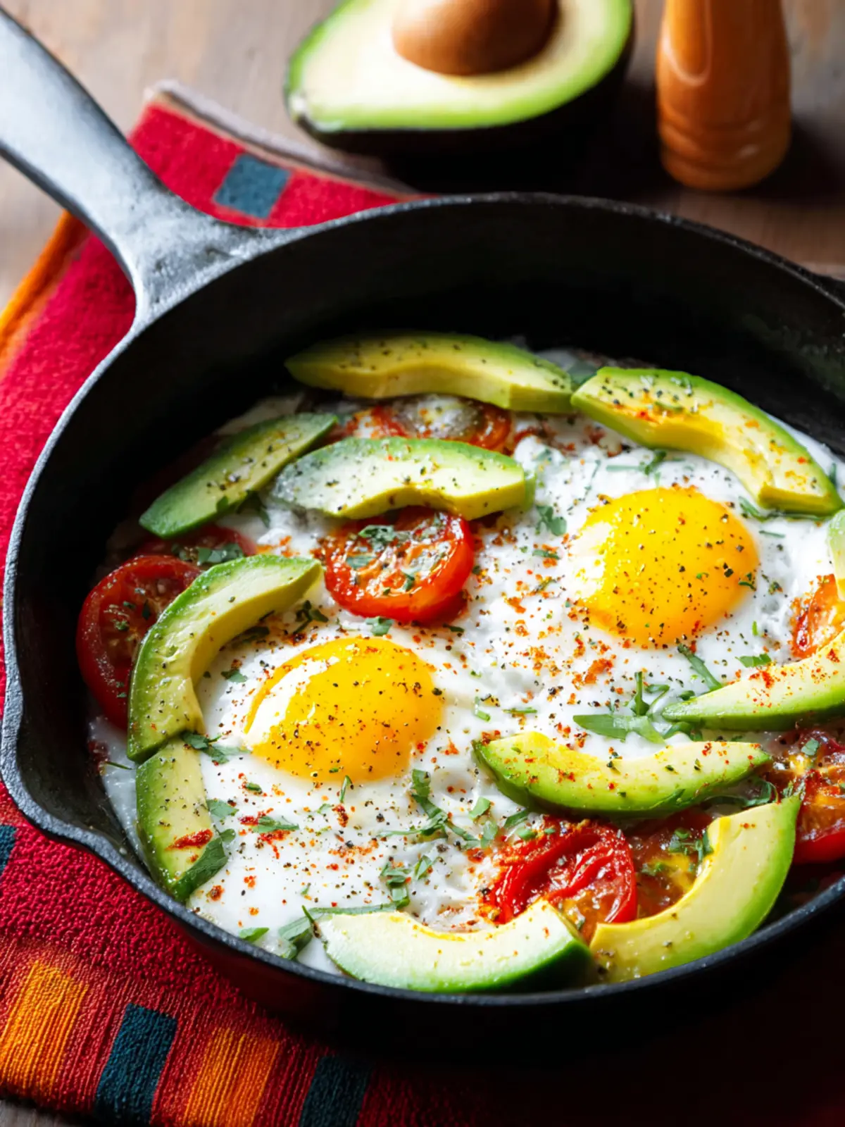 Egg Skillet with Avocado: The Best Breakfast Bliss!