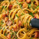 One Pot Crawfish Pasta First Image