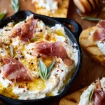 Roasted Garlic and Prosciutto Cream Cheese Dip with Hot Honey First Image