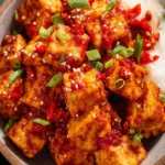 Sweet and Spicy Harissa Tofu First Image