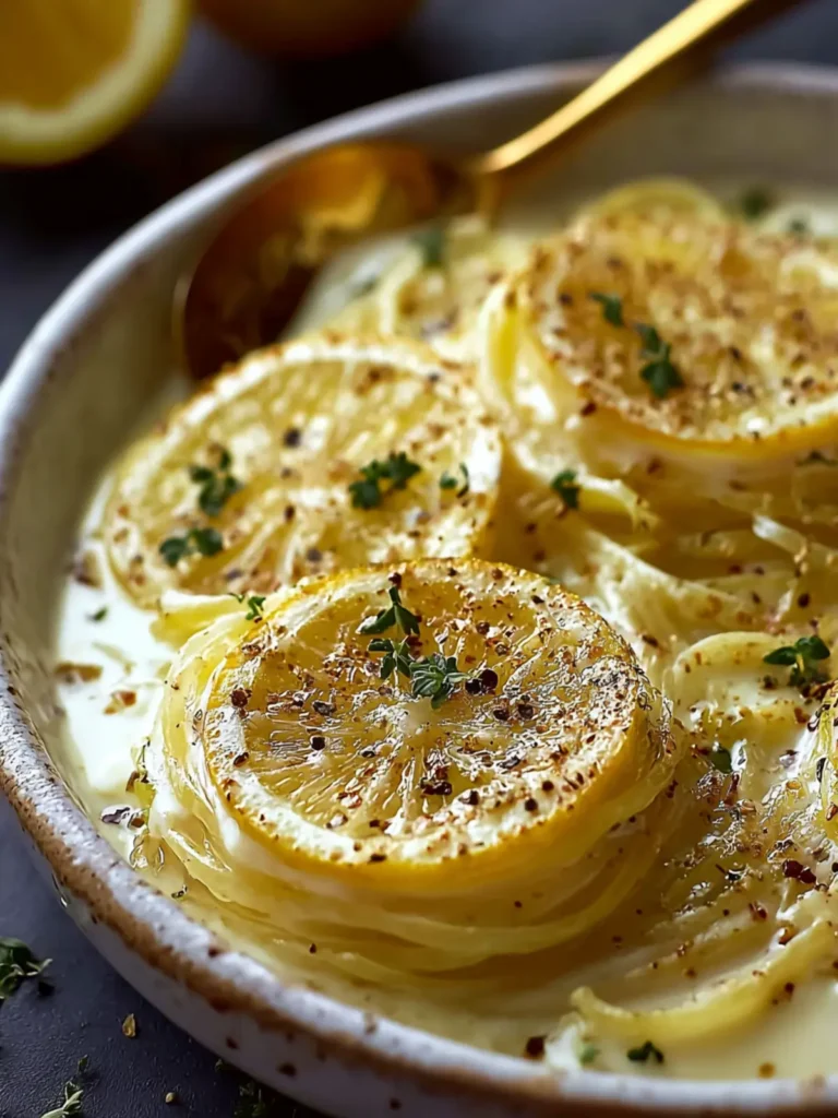 easy creamy lemon garlic recipe First Image