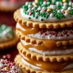 Caramel Ritz Cracker Christmas Cookies First Image