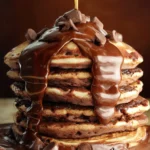 Chocolate Chocolate Chip Pancakes First Image