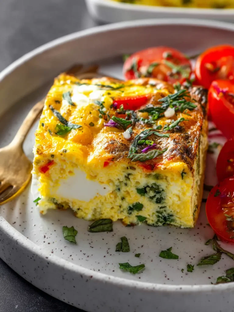 Easy High-Protein Cottage Cheese Egg Bake First Image
