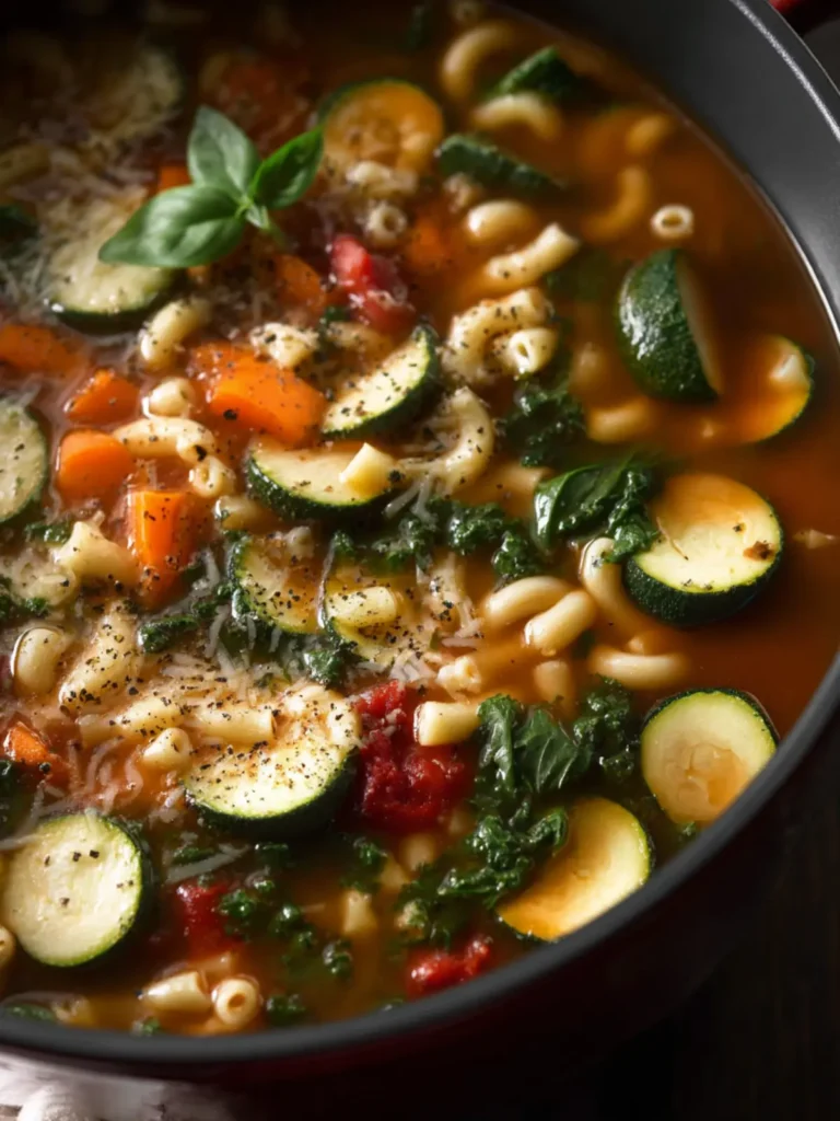 Easy Minestrone Soup First Image