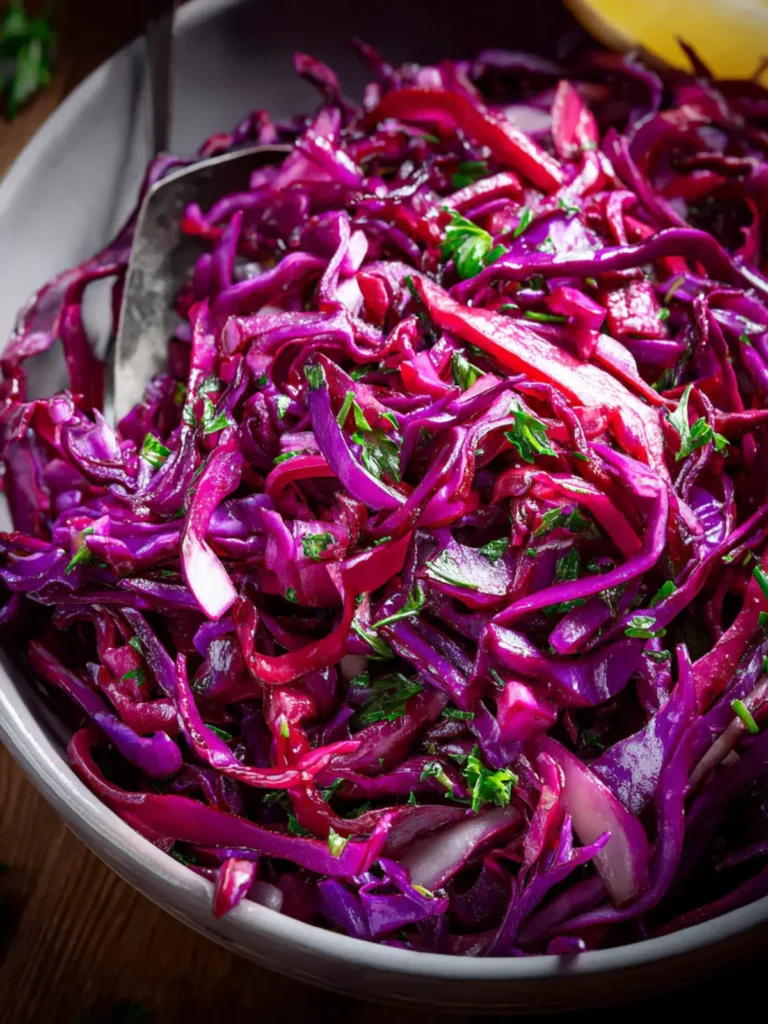Turkish Red Cabbage Salad First Image