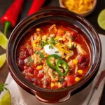 crockpot red chicken chili First Image