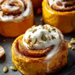 gluten free pumpkin cinnamon rolls First Image