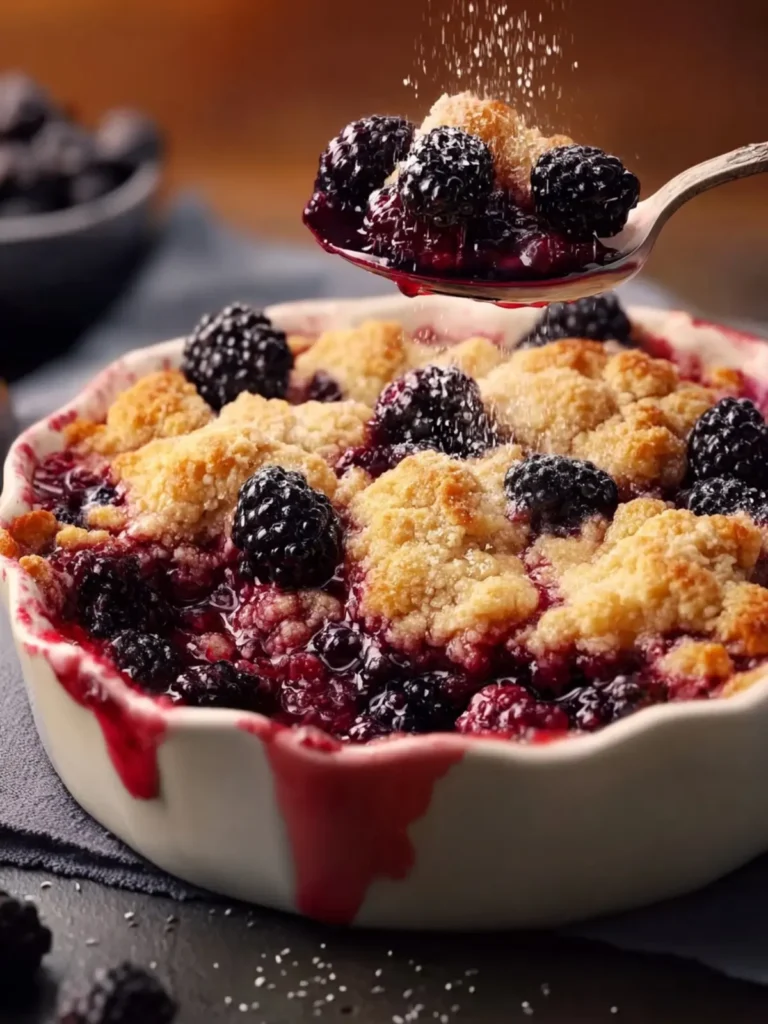 Blackberry Cobbler Recipe First Image