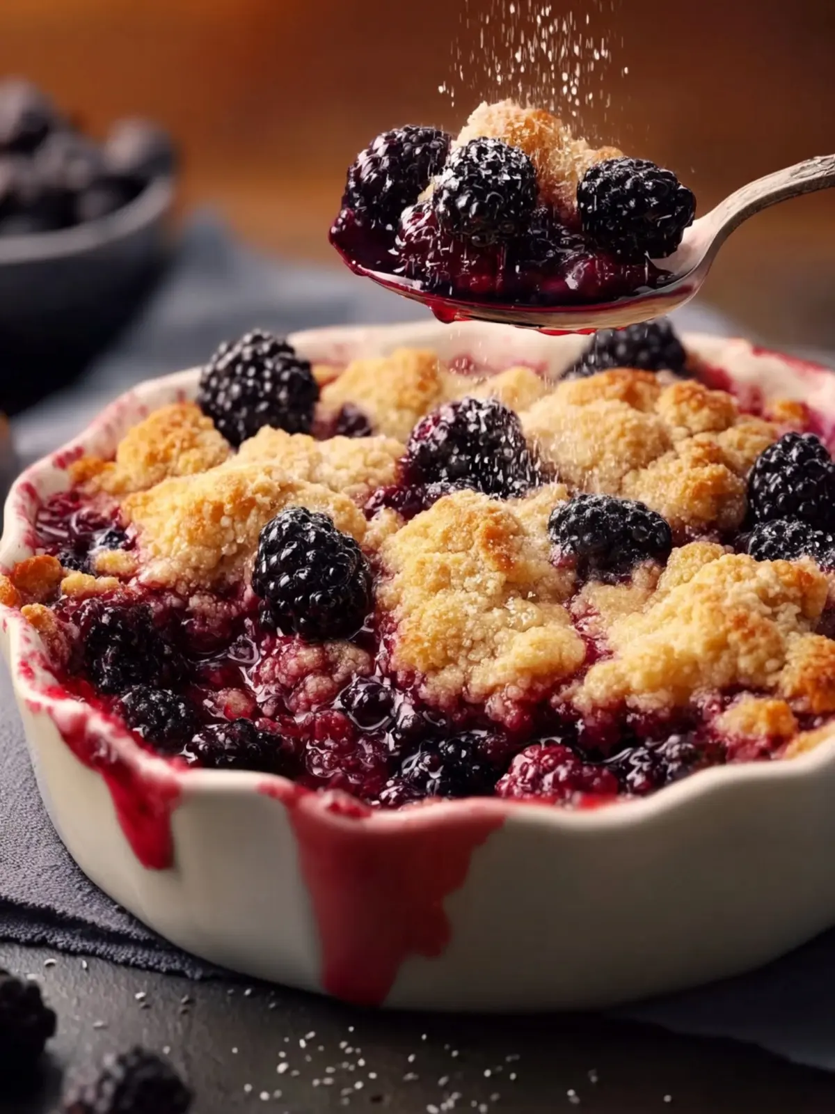 Blackberry Cobbler Recipe First Image