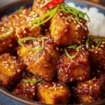 Crispy Honey Garlic Tofu First Image