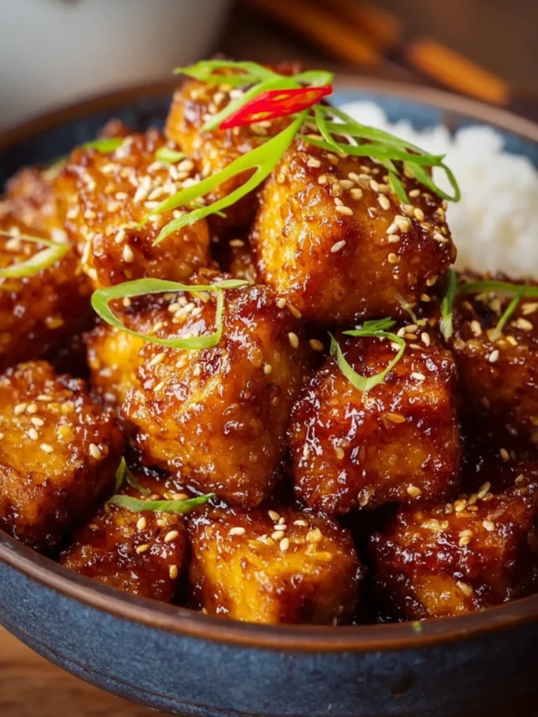 Crispy Honey Garlic Tofu First Image