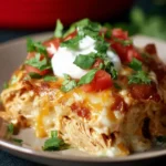 Crock Pot Chicken Enchilada Casserole Recipe First Image