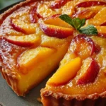 Crustless Peach Custard Pie – Delicious and Easy First Image