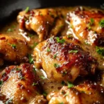 Golden One-Pan Hot Honey Butter Chicken with Sweet Glaze First Image
