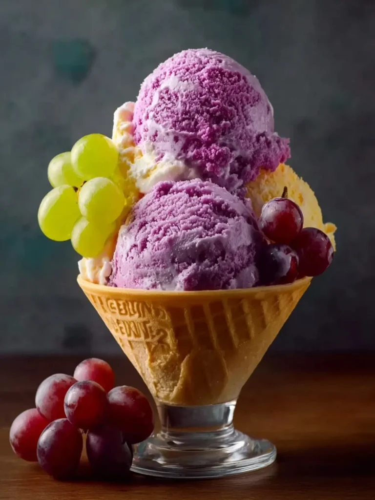 Grapico Ice Cream Recipe – Easy Southern Grape Soda Treat Recipe First Image