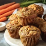Healthy Carrot and Banana Muffins (Easy & Fluffy) First Image