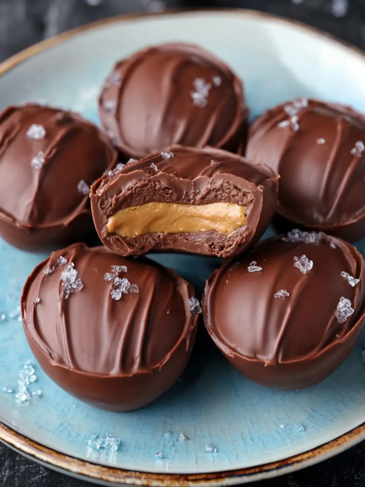Homemade Chocolate Peanut Butter Eggs First Image