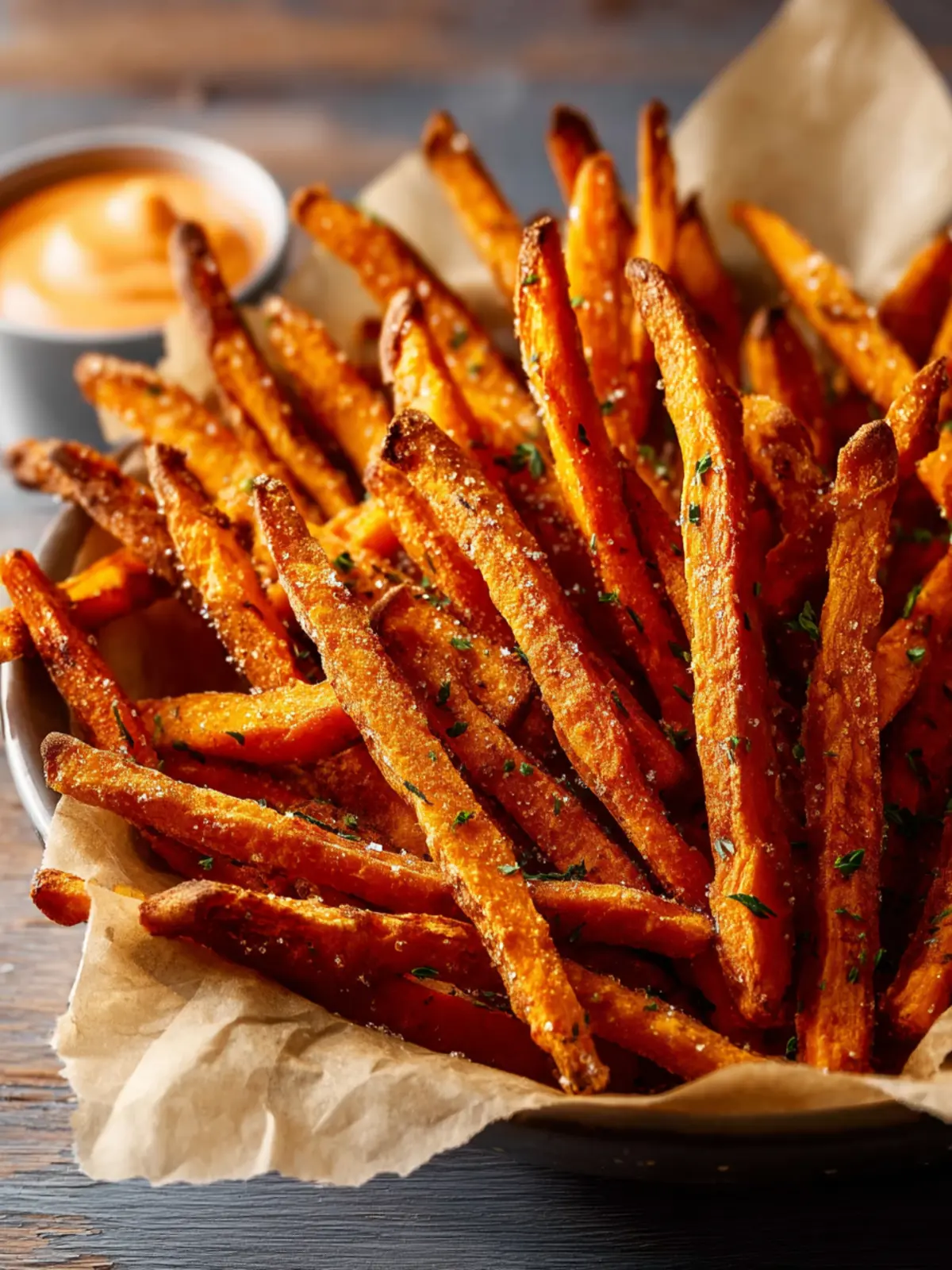 How to Make Baked Sweet Potato Fries First Image