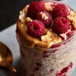 Raspberry Peanut Butter Overnight Oats First Image