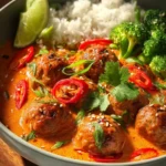 Red Thai Meatball Curry First Image