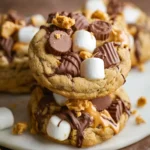 Reese’s Peanut Butter Cup Marshmallow Cookies First Image