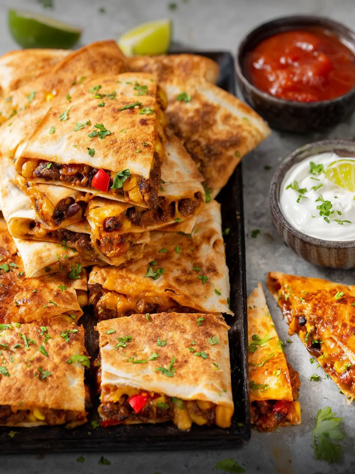 Sheet Pan Quesadillas First Image