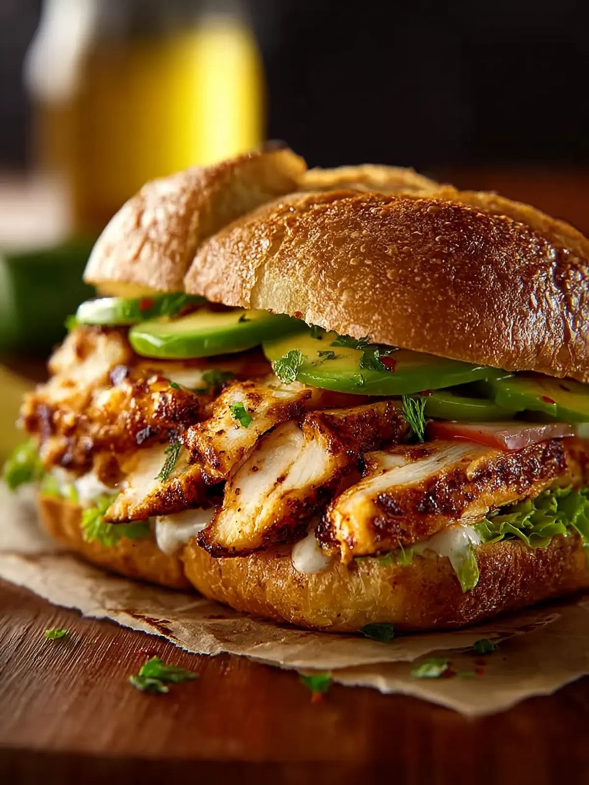 Spicy Cajun Chicken Sandwich First Image