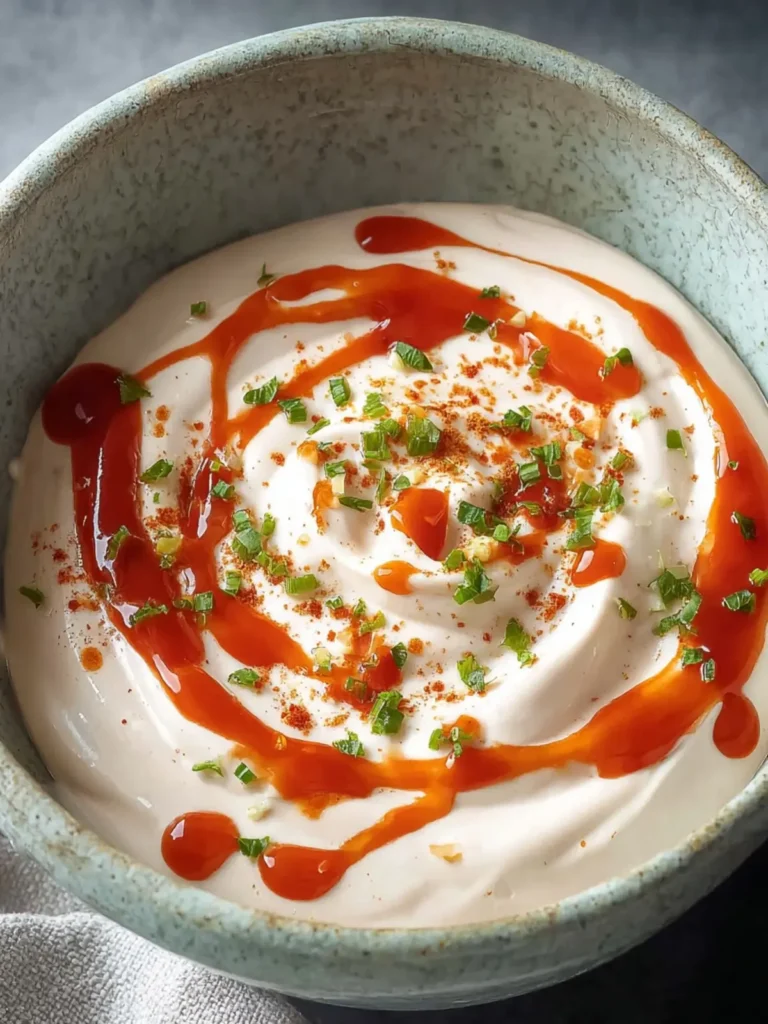 Spicy Greek Yogurt Sriracha Sauce (Creamy and Quick) First Image