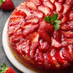 Strawberry Upside-Down Cake Recipe First Image