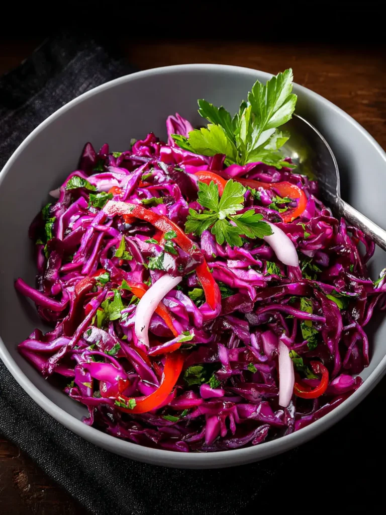 Turkish Red Cabbage Salad First Image