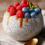 protein chia pudding healthy easy breakfast make ahead First Image